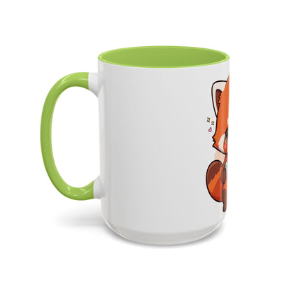 Red Panda Gamer Accent Coffee Mug for Cozy Desk Setups