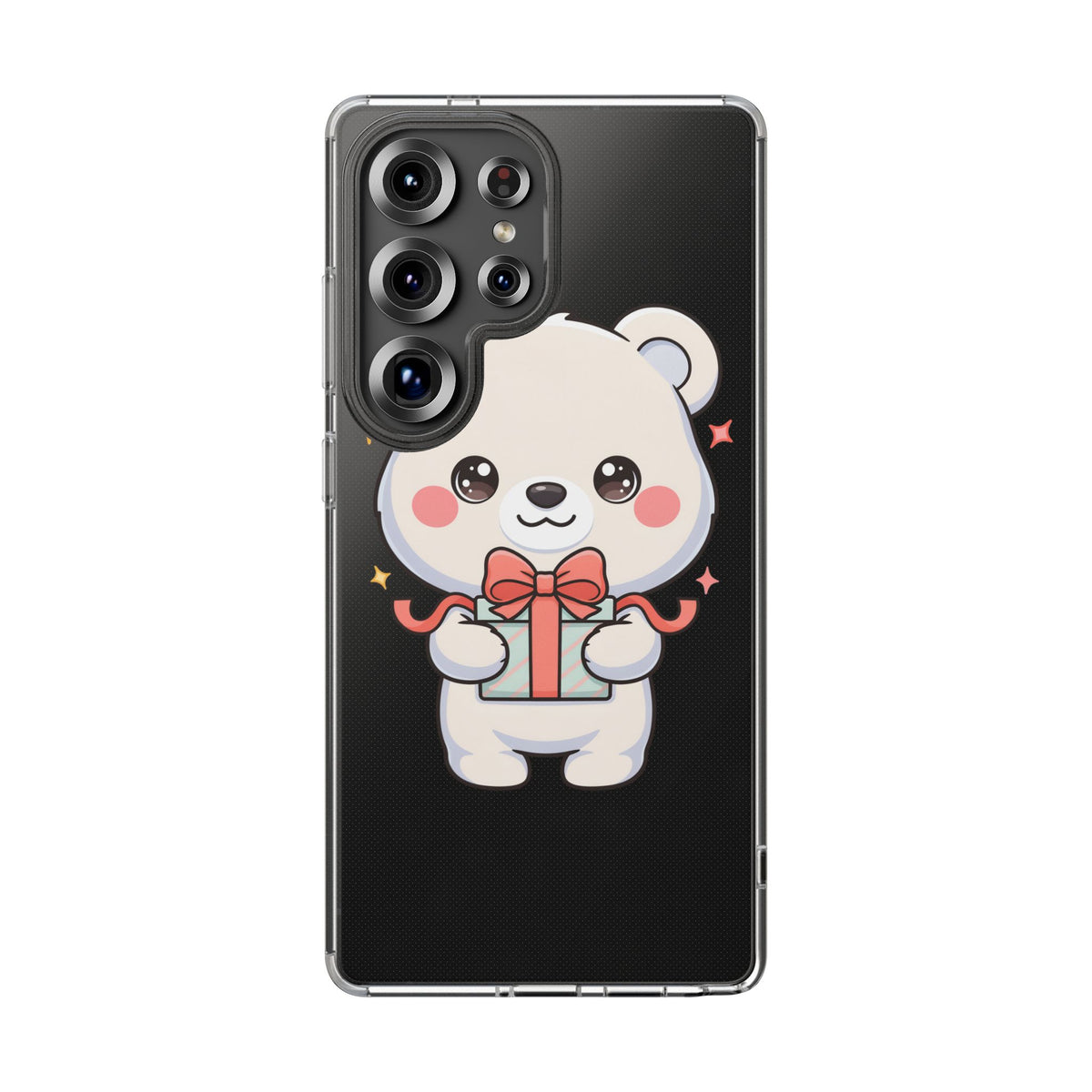 Kawaii Polar Bear Gift Phone Case for Holiday Gifting