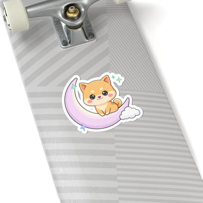 Kawaii Shiba Inu Sticker for a Sweet Birthday Gift