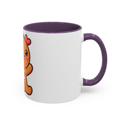 Kawaii Gingerbread Mug for Cozy Winter Coffee Breaks