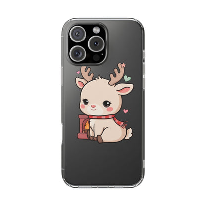 Kawaii Reindeer Phone Case for Cozy Holiday Cheer