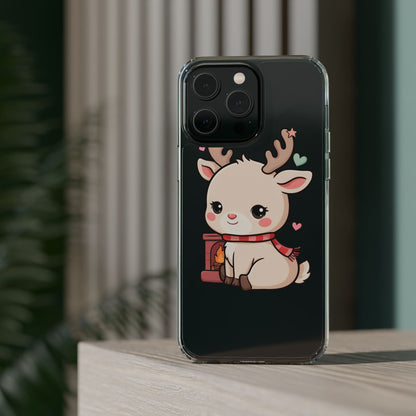 Kawaii Reindeer Phone Case for Cozy Holiday Cheer