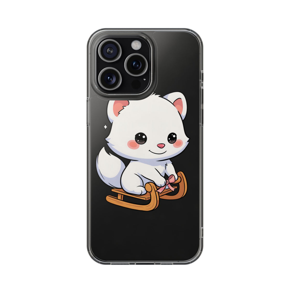 Kawaii Arctic Fox Phone Case for Cute Animal Lovers