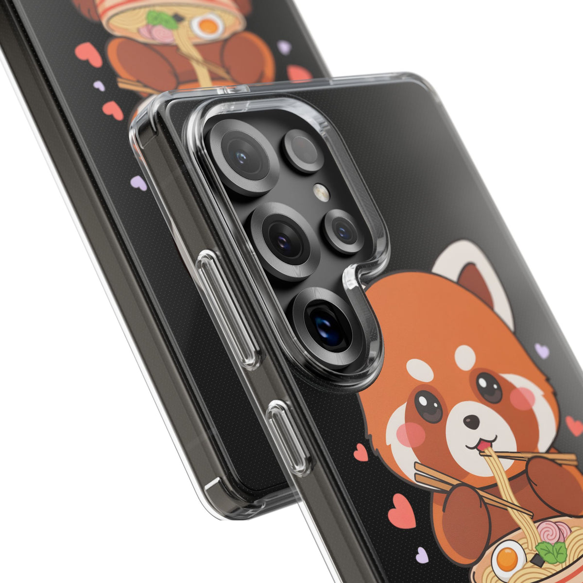 Red Panda Ramen Phone Case – Kawaii Food Lover Gift