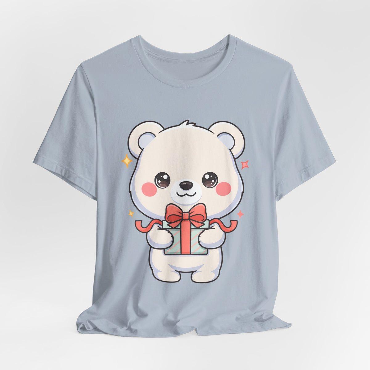 Kawaii Polar Bear Gift T-Shirt for Cute Holiday Cheer