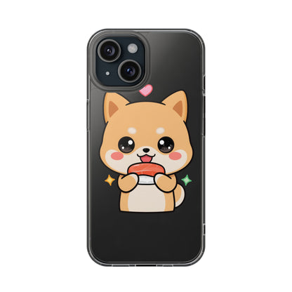 Kawaii Shiba Inu Phone Case for Sushi Lovers
