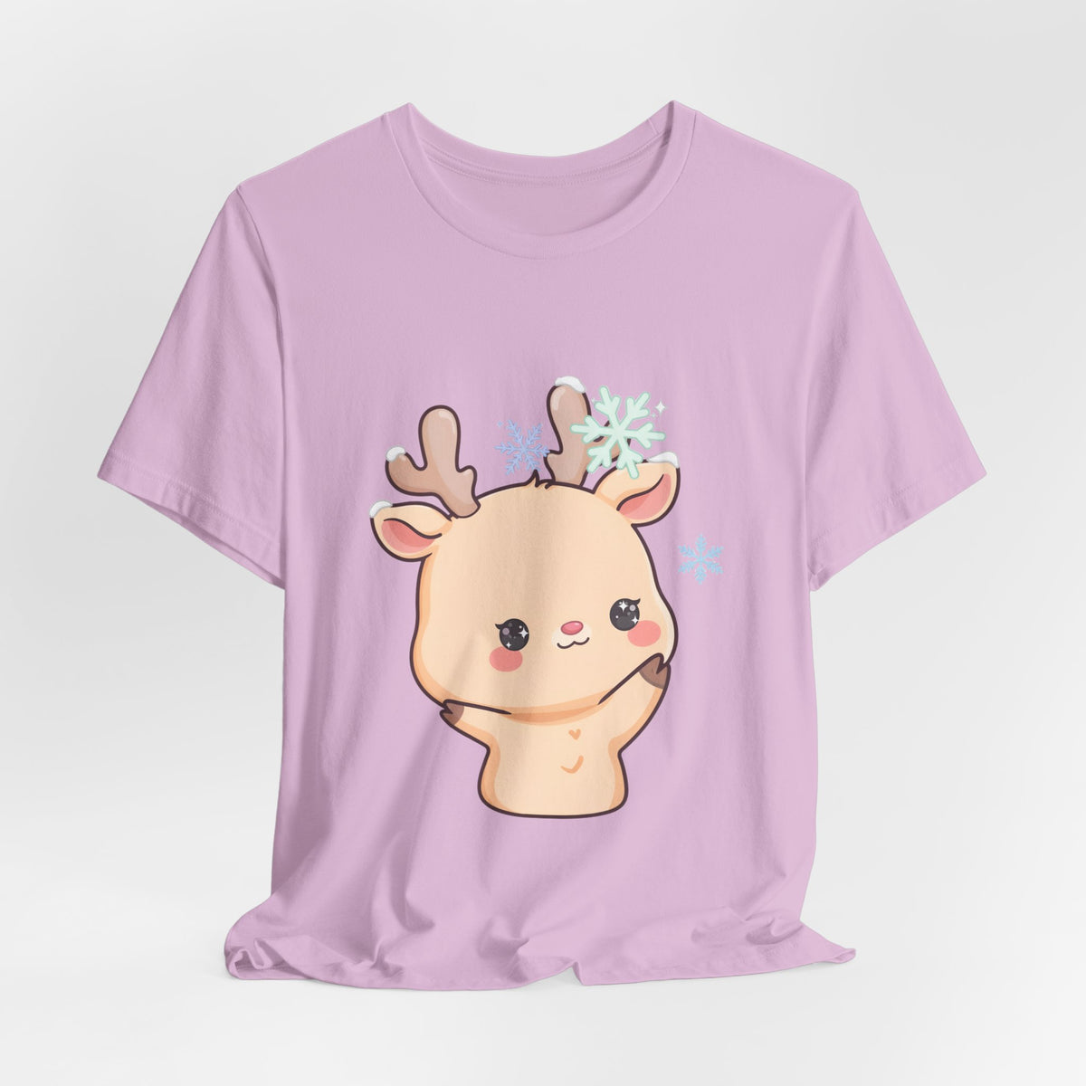 Kawaii Reindeer T-Shirt for Cute Winter Outfits