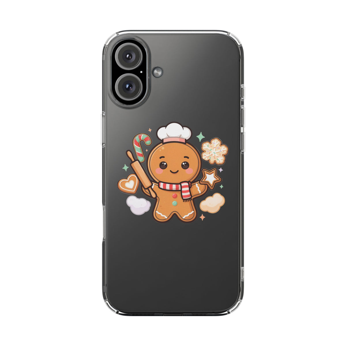 Gingerbread Christmas Phone Case for Holiday Baking Fans