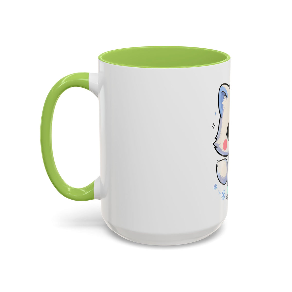 Kawaii Arctic Fox Mug for Cozy Winter Coffee Breaks
