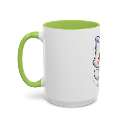 Kawaii Arctic Fox Mug for Cozy Winter Coffee Breaks