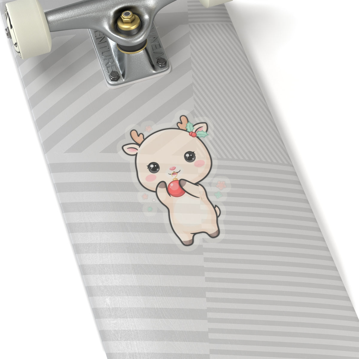 Christmas Reindeer Sticker for Cute Holiday Gifting