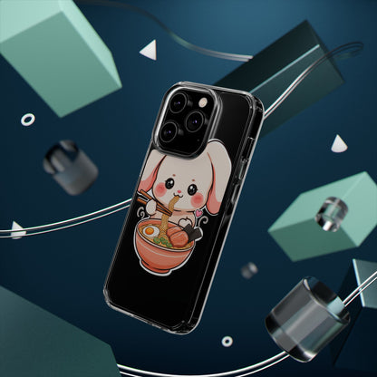 Kawaii Ramen Bunny Clear Impact-Resistant Case