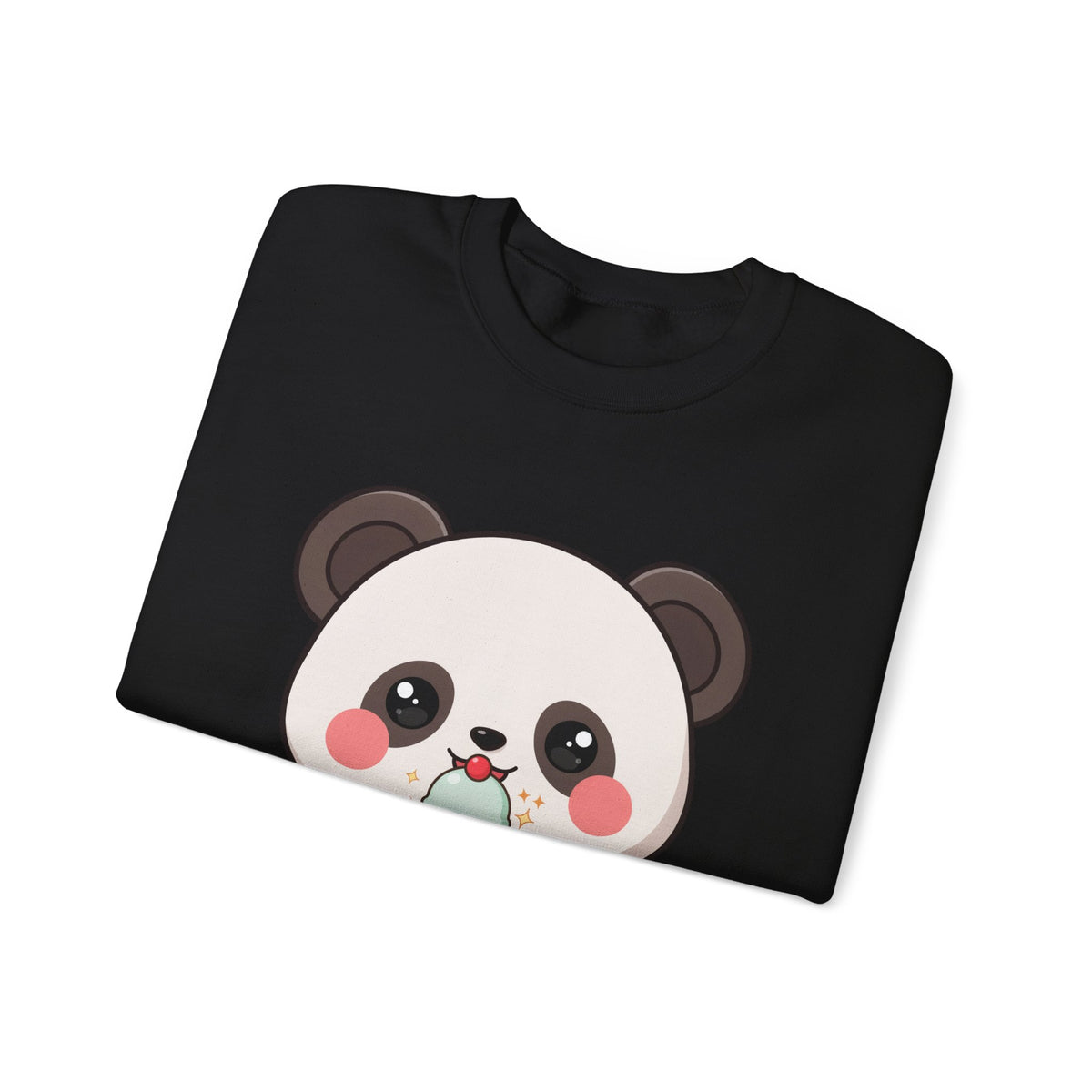Kawaii Panda Sweatshirt – Cute Ice Cream Crewneck