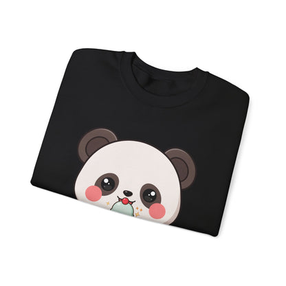 Kawaii Panda Sweatshirt – Cute Ice Cream Crewneck