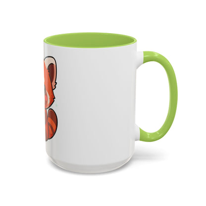 Red Panda Coffee Mug, Cute Latte Lover Accent Mug