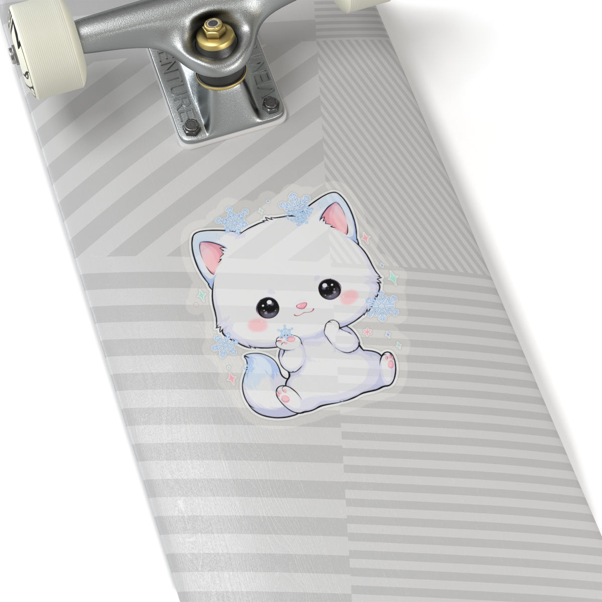Arctic Fox Sticker, Cute Winter Gift for Fox Lovers