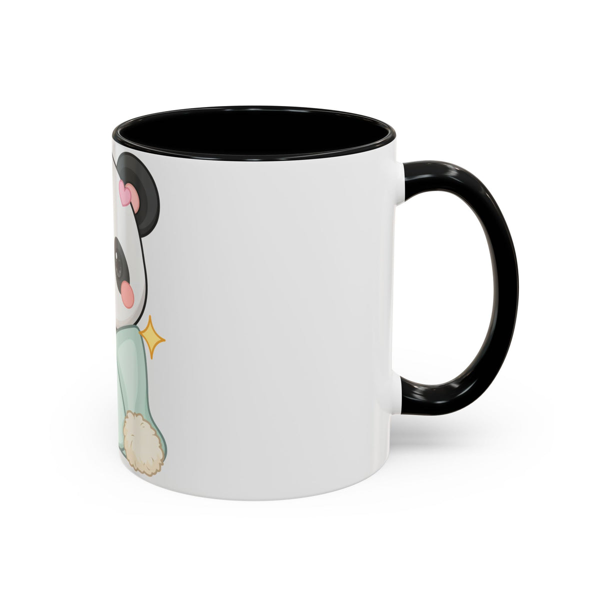 Kawaii Panda Accent Coffee Mug for Cozy Moments