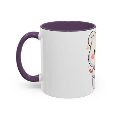 Kawaii Polar Bear Mug, Cute Gift Accent Coffee Mug