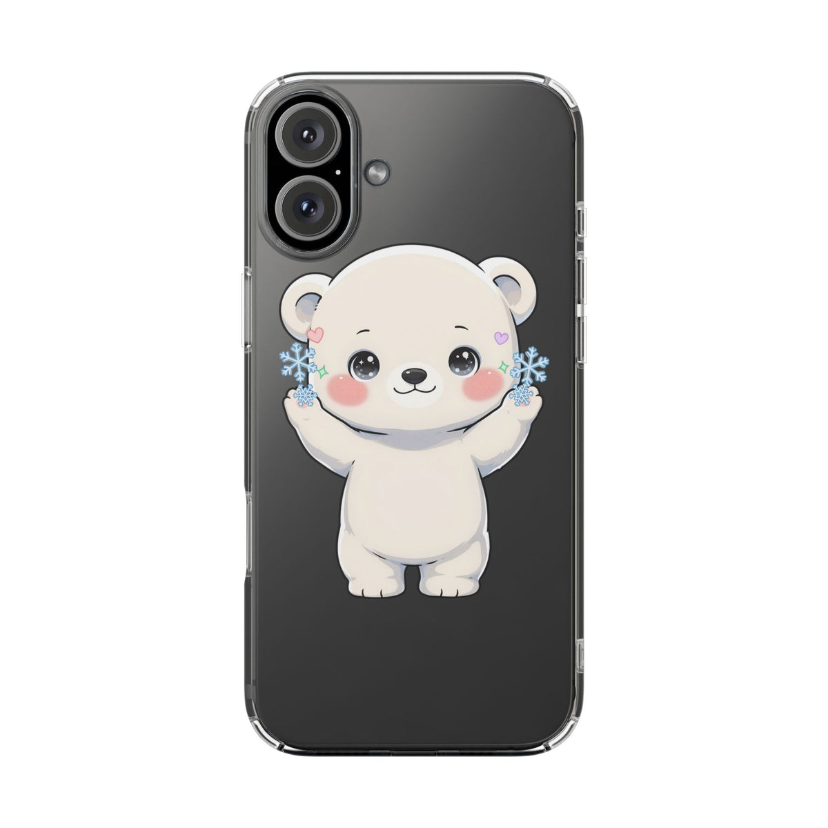 Kawaii Polar Bear Phone Case for a Cozy Winter Gift
