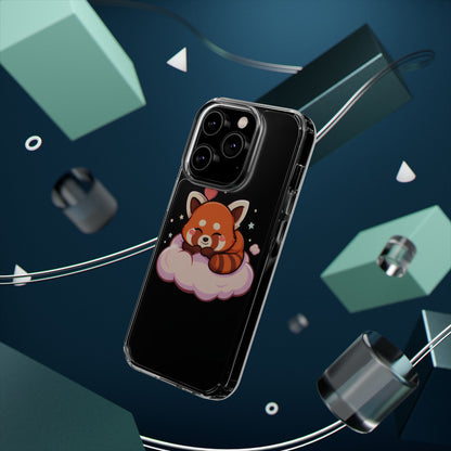 Cute Red Panda Phone Case, Dreamy Kawaii Cloud Art