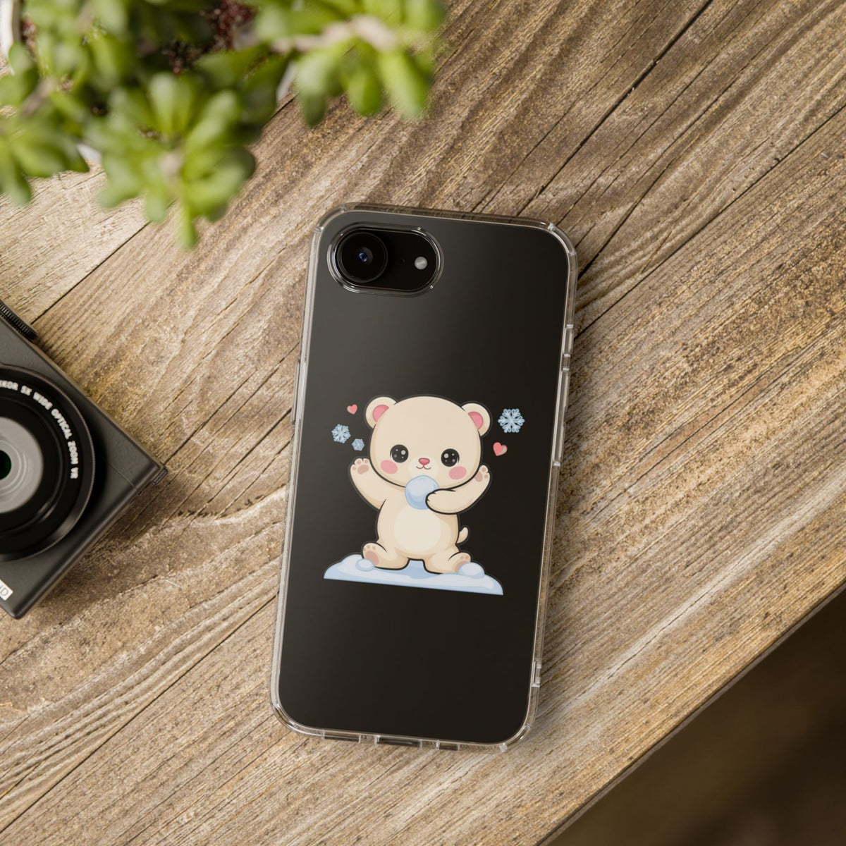 Kawaii Polar Bear Phone Case for Cute Animal Fans