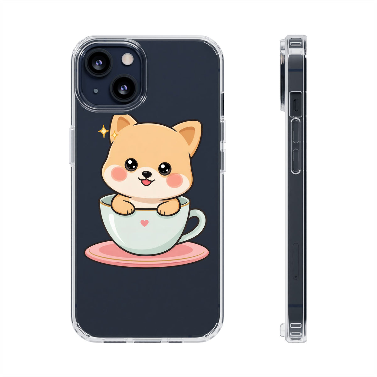 Kawaii Shiba Inu Phone Case – Cute Puppy in a Teacup