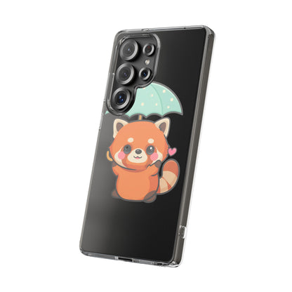 Kawaii Red Panda Clear Impact-Resistant Case