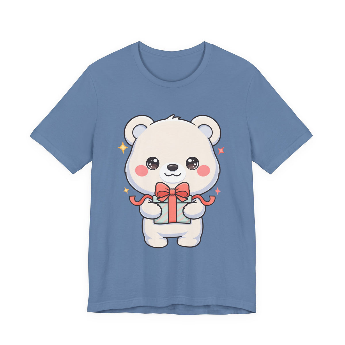 Kawaii Polar Bear Gift T-Shirt for Cute Holiday Cheer