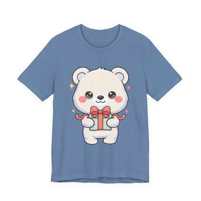 Kawaii Polar Bear Gift T-Shirt for Cute Holiday Cheer