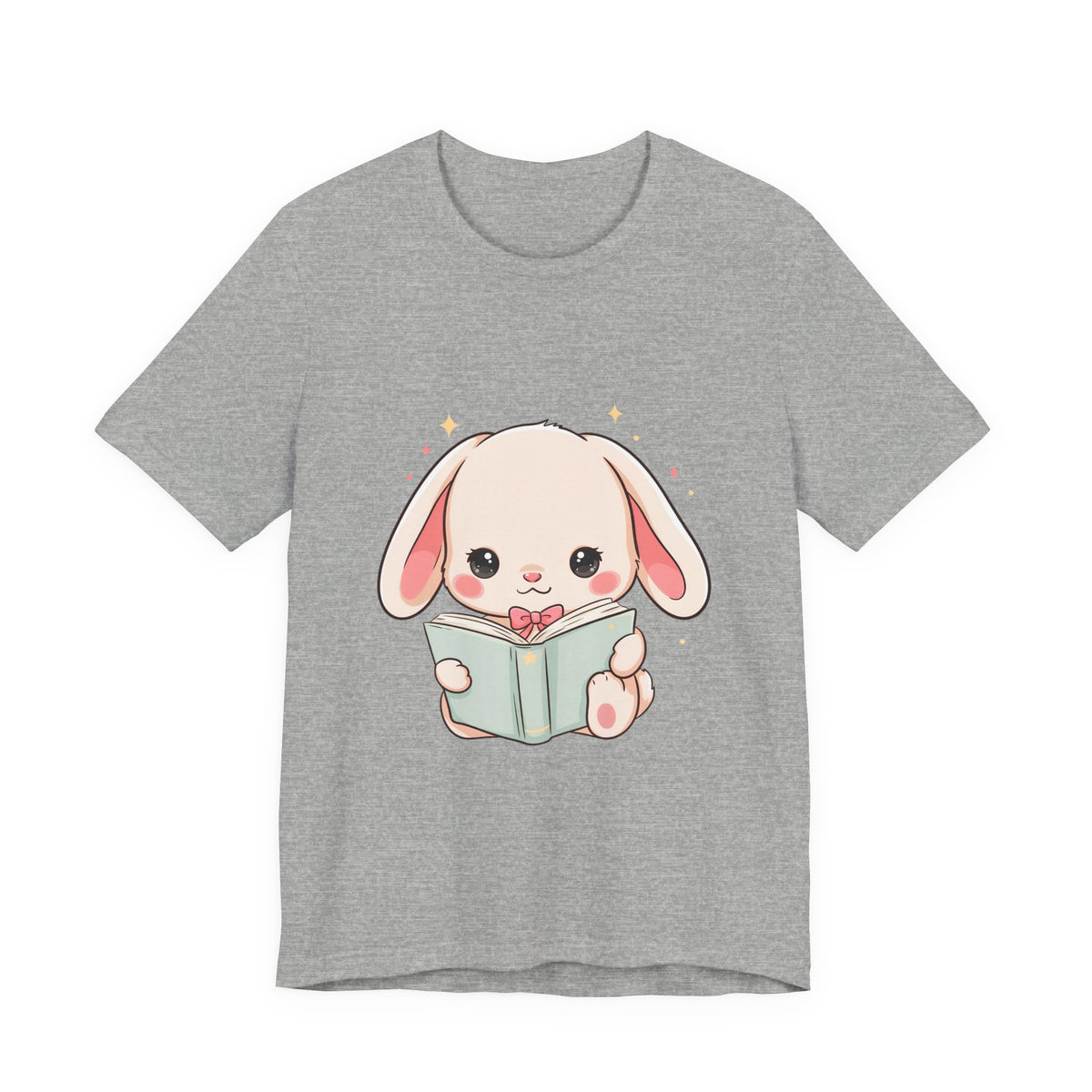 Book Lover Bunny T-Shirt – Cute Kawaii Reader Tee