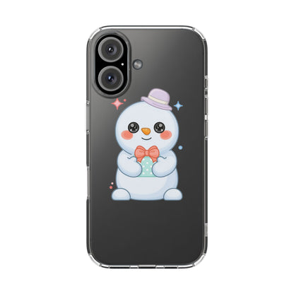 Kawaii Snowman Phone Case for Cheerful Winter Days