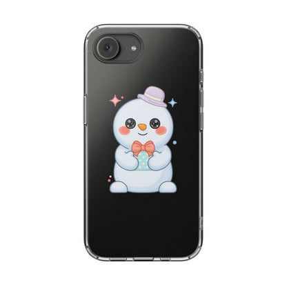 Kawaii Snowman Phone Case for Cheerful Winter Days