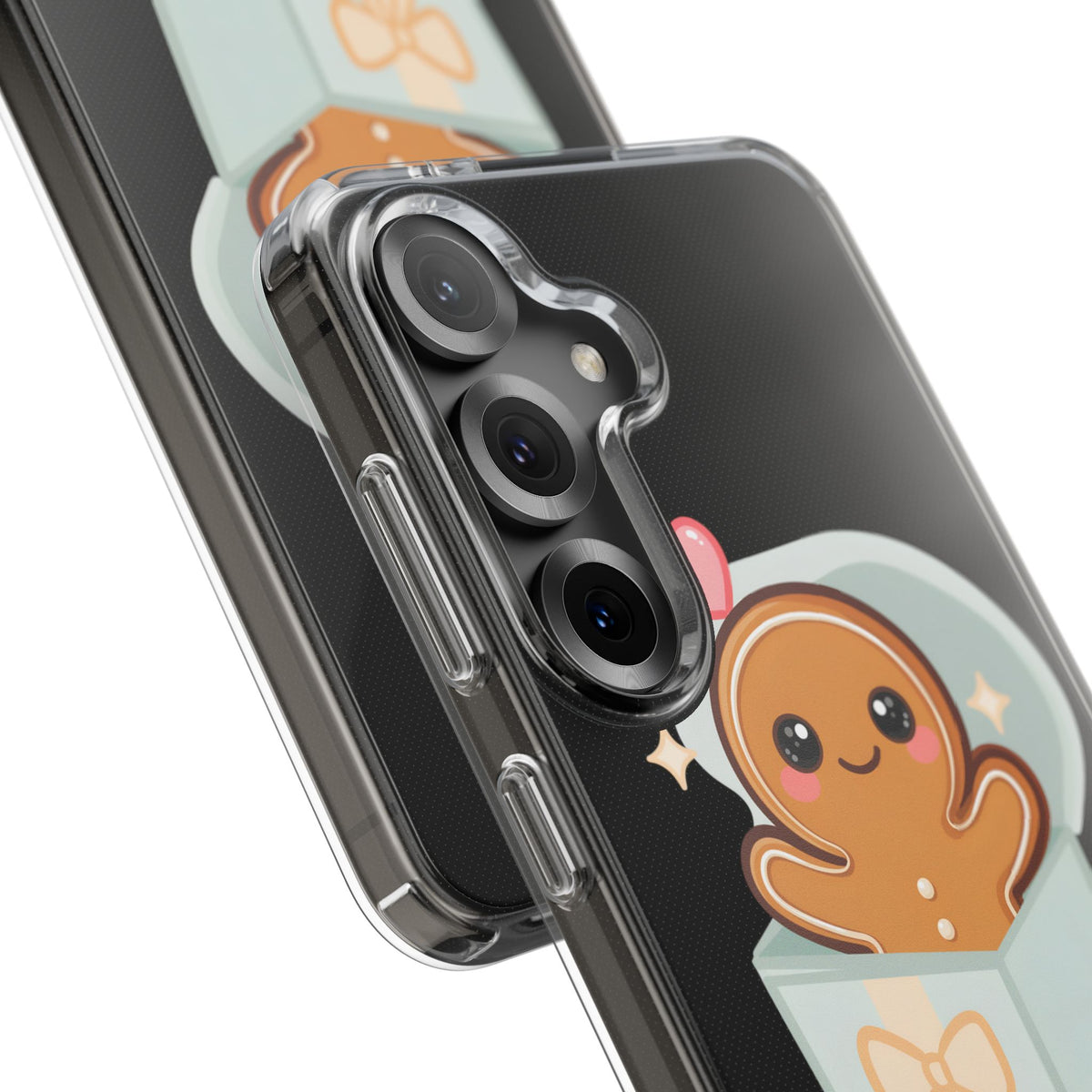 Gingerbread Man Phone Case – Kawaii Holiday Gift