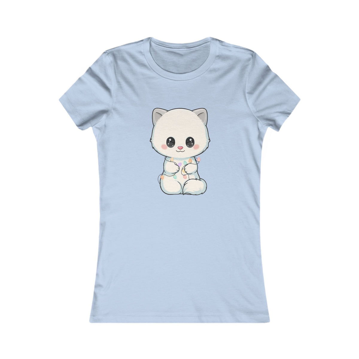 Kawaii Arctic Fox Tee for Cozy Winter Errands