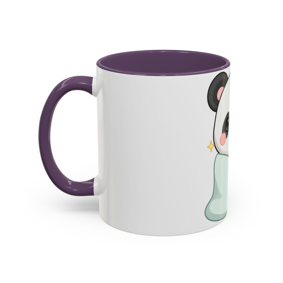 Kawaii Panda Accent Coffee Mug for Cozy Moments