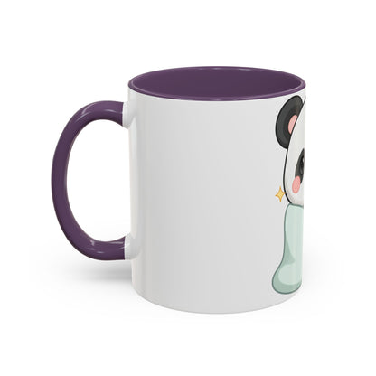 Kawaii Panda Accent Coffee Mug for Cozy Moments