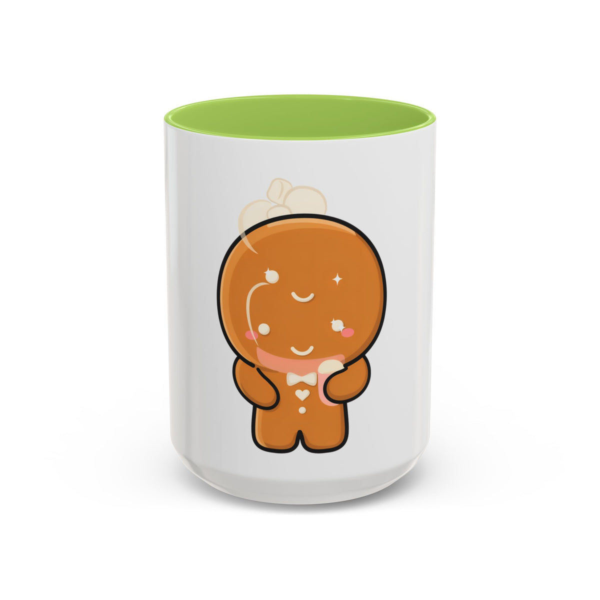 Kawaii Gingerbread Mug for Cozy Cocoa Breaks