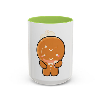 Kawaii Gingerbread Mug for Cozy Cocoa Breaks