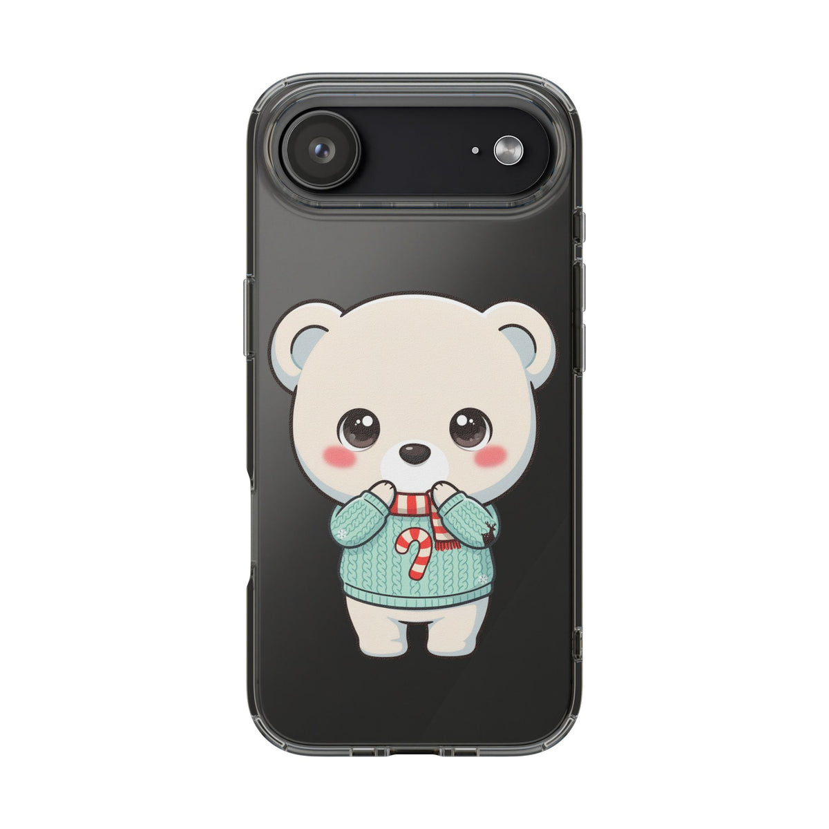 Kawaii Christmas Bear Phone Case for Holiday Season