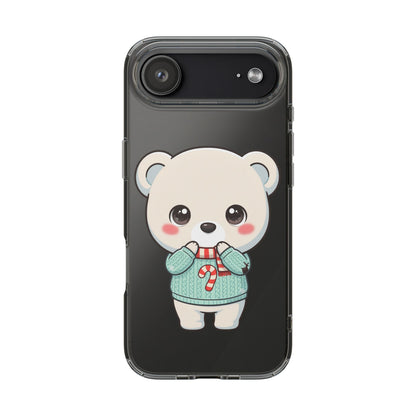 Kawaii Christmas Bear Phone Case for Holiday Season