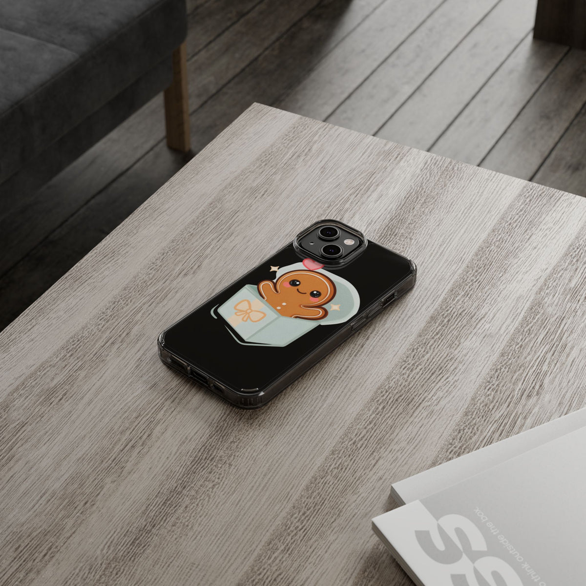 Gingerbread Man Phone Case – Kawaii Holiday Gift