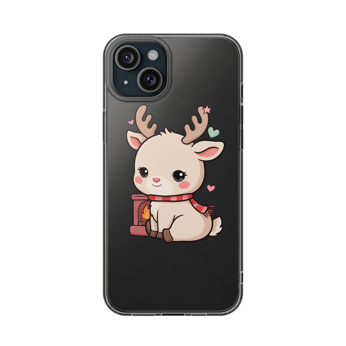 Kawaii Reindeer Phone Case for Cozy Holiday Cheer