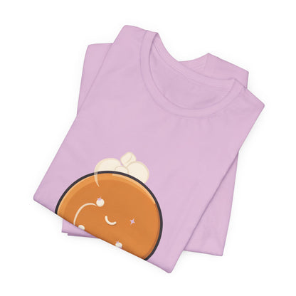 Kawaii Gingerbread Man T-Shirt for Cozy Cocoa Fans
