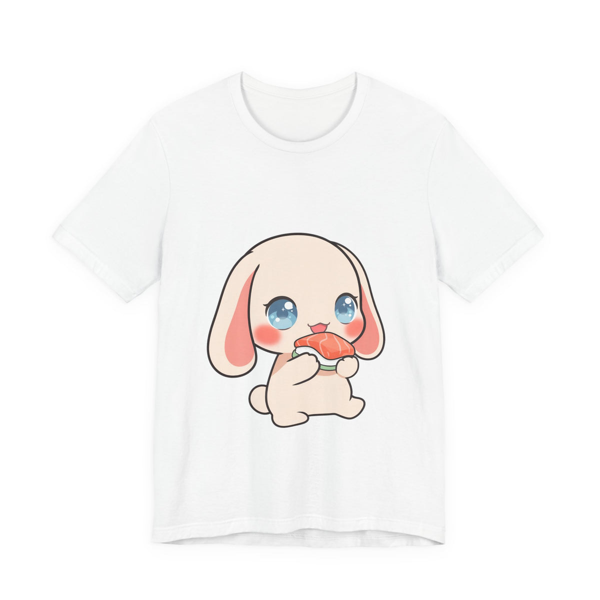 Kawaii Sushi Bunny T-Shirt for Cute Foodie Fans