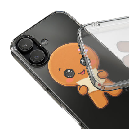 Gingerbread Man Phone Case, Cute Christmas Letter Reader