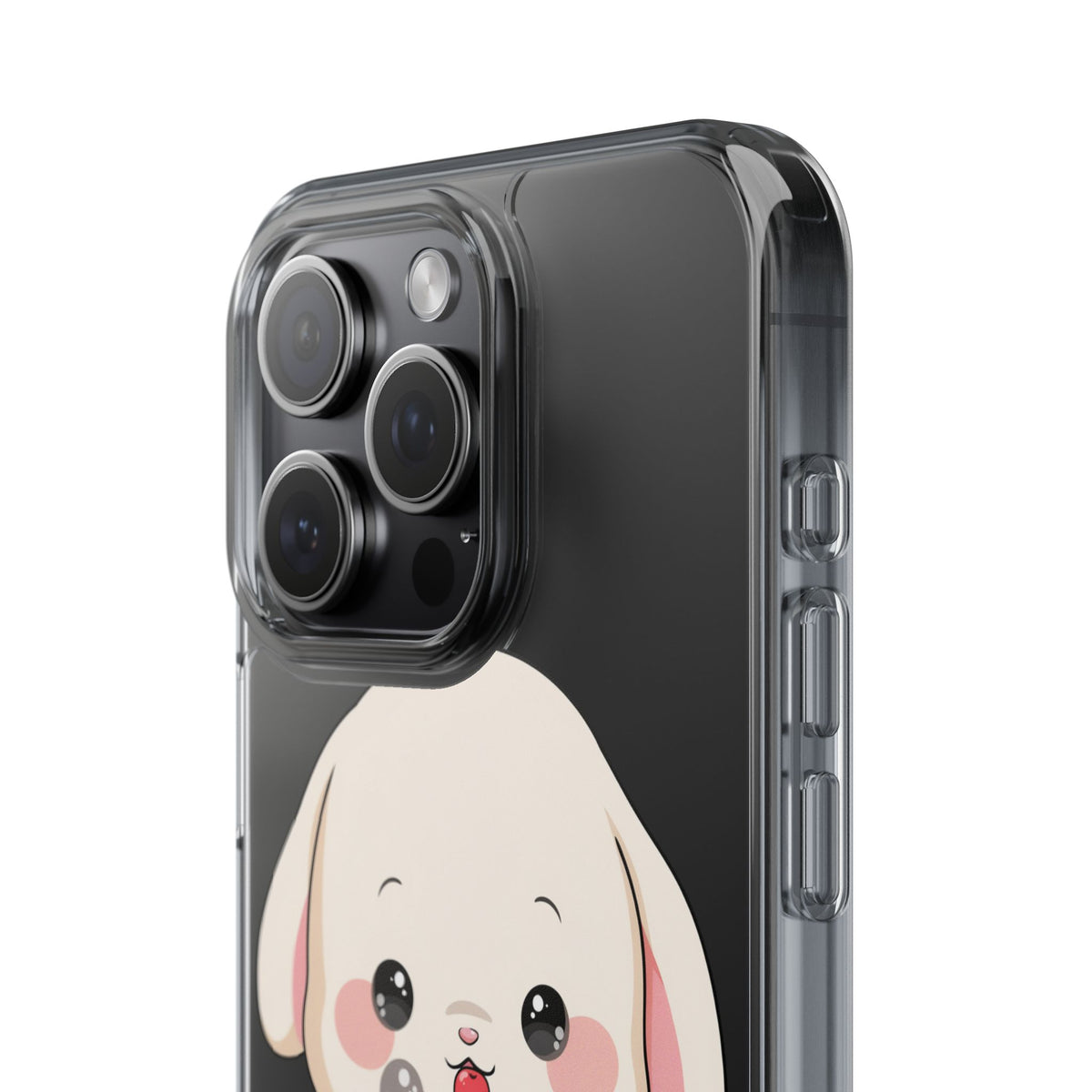 Kawaii Bunny Phone Case, Ice Cream Cutie Clear Case