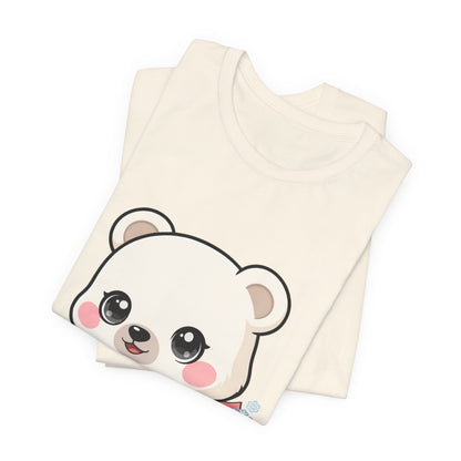 Kawaii Ice Skating Polar Bear Tee for Winter Gift Giving