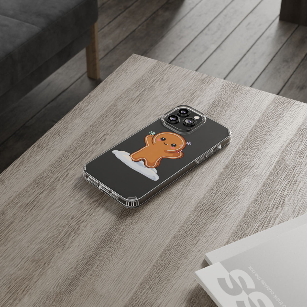 Kawaii Gingerbread Phone Case for Cozy Holiday Fans