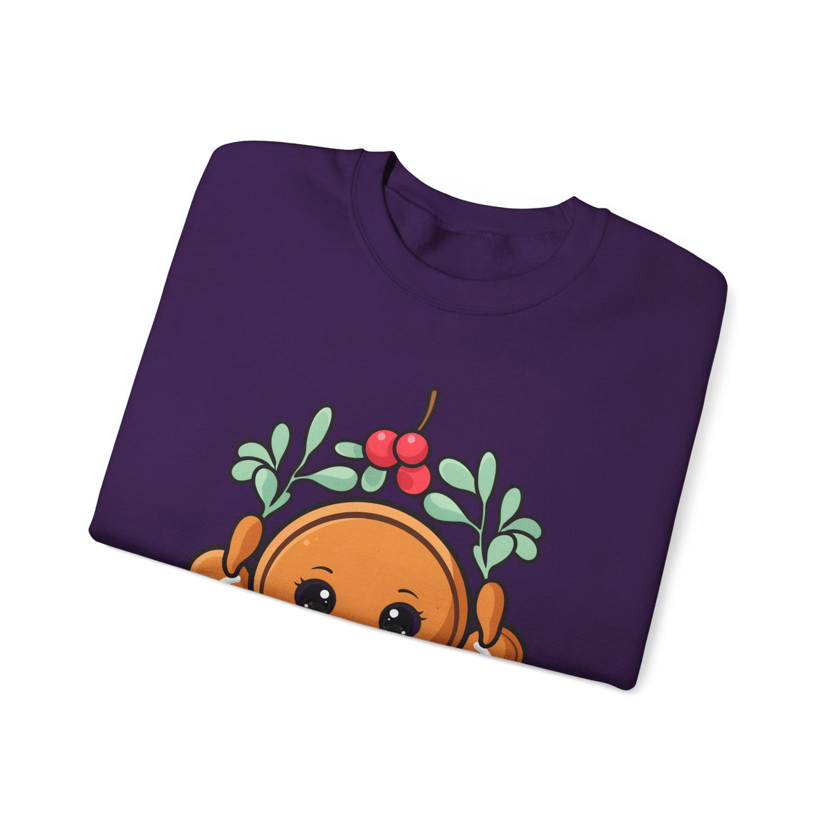 Kawaii Gingerbread Sweatshirt, Cute Christmas Crewneck