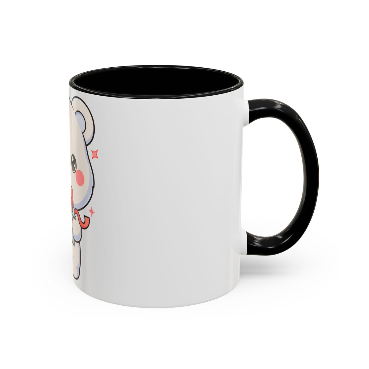 Kawaii Polar Bear Mug, Cute Gift Accent Coffee Mug